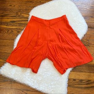 Anthropologie Sunday in Brooklyn Rayon High Waist Wide Leg Short Sz 2